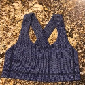Lululemon sports bra 4 navy new w/out tags